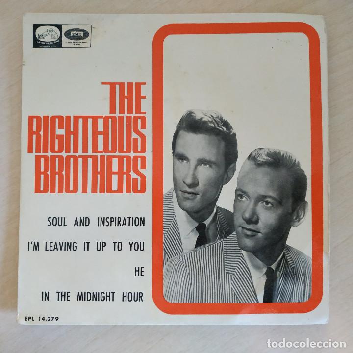 Discos de vinilo: THE RIGHTEOUS BROTHERS - SOUL AND INSPIRATION 3 - EP SPAIN 1966 BUEN ESTADO - Foto 1 - 288356793