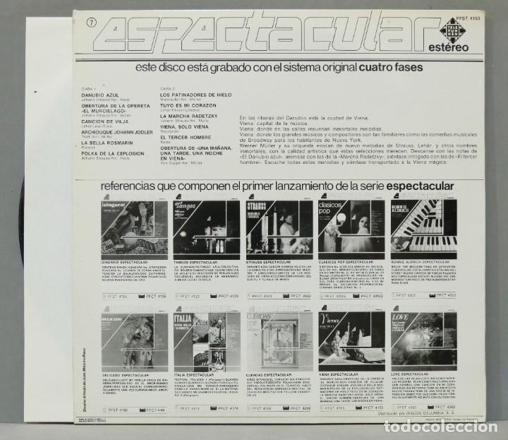 Discos de vinilo: LP. Werner M&uuml;ller Y Su Orquesta. Viena - Foto 2
