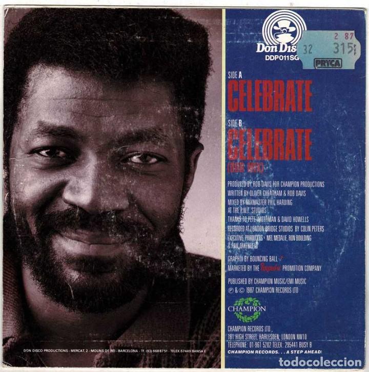 Discos de vinilo: Oliver Cheatham - Celebrate. Single - Foto 2