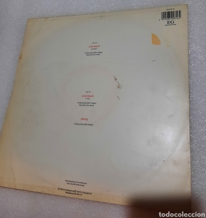 Discos de vinilo: Toyah - echo beach - Foto 2