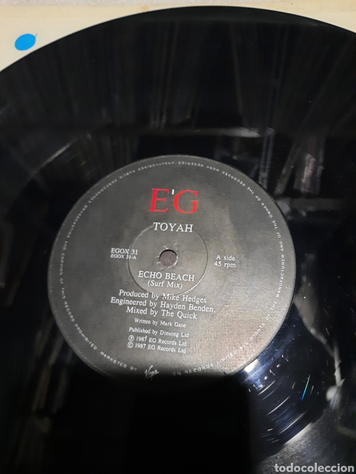 Discos de vinilo: Toyah - echo beach - Foto 5