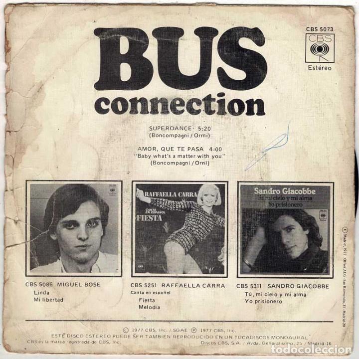 Discos de vinilo: Bus Connection - Superdance / Amor, que te pasa. Single - Foto 2
