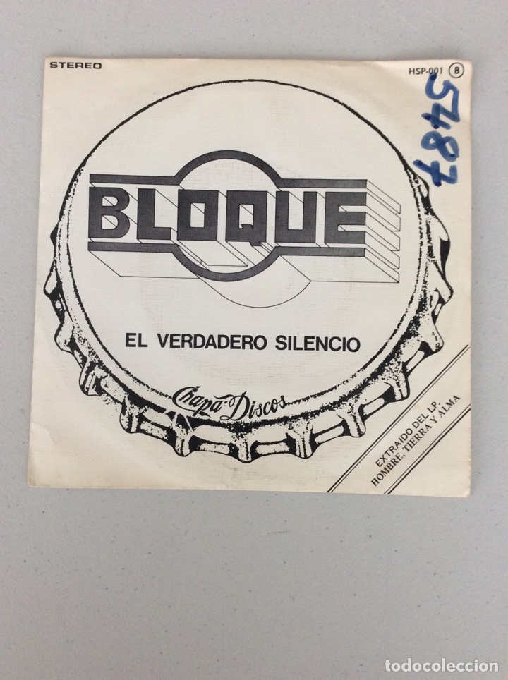 Discos de vinilo: Bloque. El verdadero silencio - Foto 1