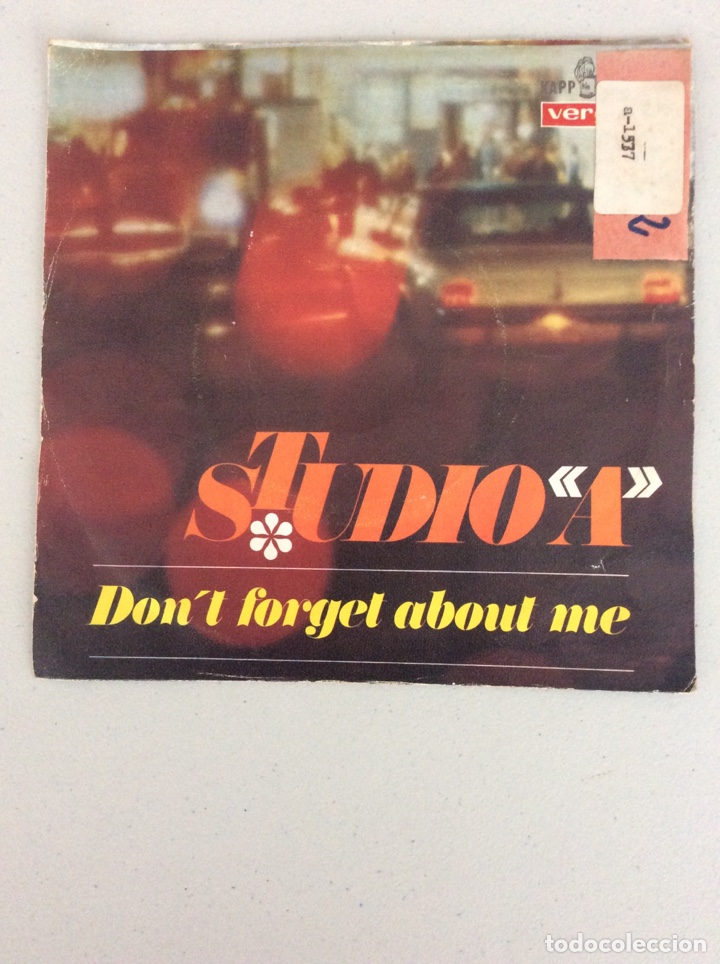Discos de vinilo: Studio A. Don&rsquo;t forget about me. - Foto 1