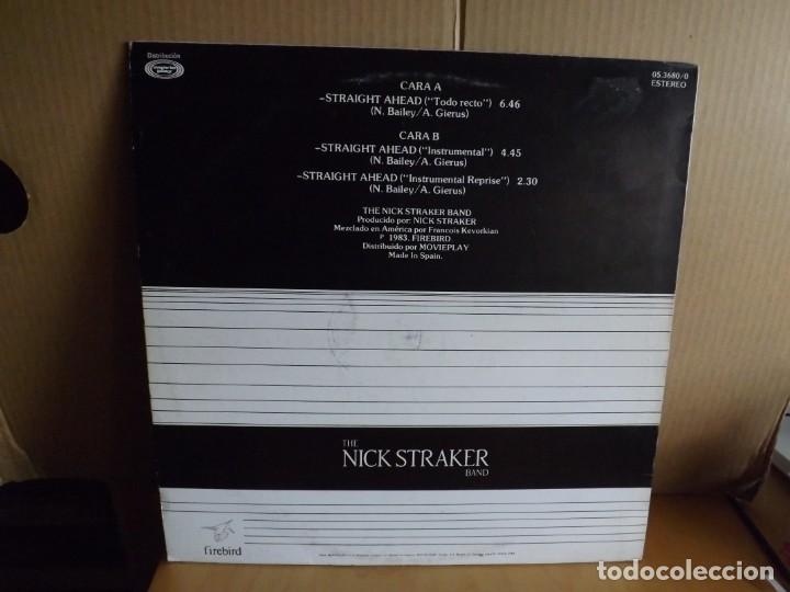 Discos de vinilo: THE NICK STRAKER BAND --- STRAIGHT AHEAD .- MAXI SINGLE - Foto 2