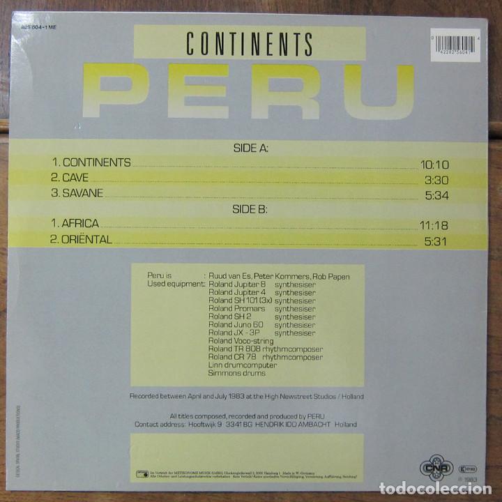 Discos de vinilo: PERU - CONTINENTS - 1983 - SYNTH POP - Foto 2