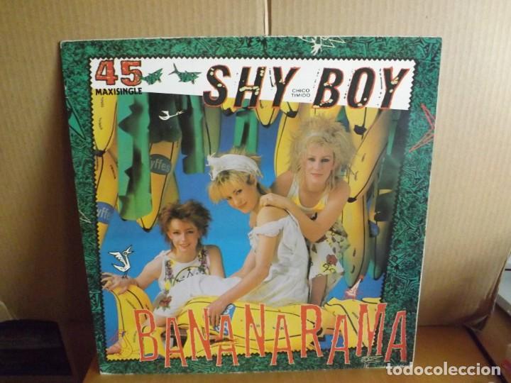 Discos de vinilo: BANANARAMA --- SHY BOY - MAXI SINGLE - Foto 1