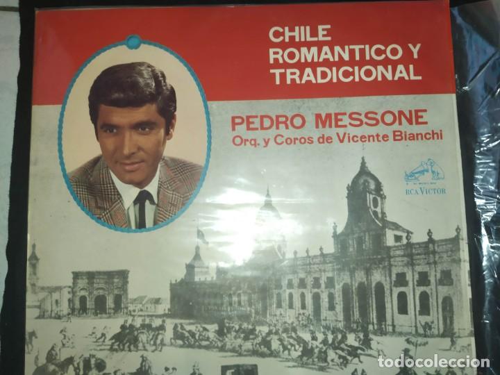 Vinyl records: Pedro Messone &ndash; Chile Rom&aacute;ntico Y Tradicional LP 1969