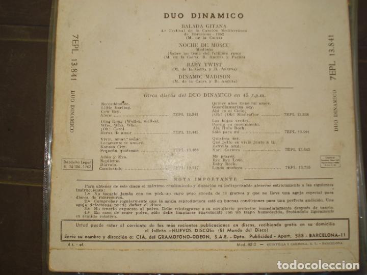 Discos de vinilo: DUO DINAMICO , BALADA GITANA - Foto 2