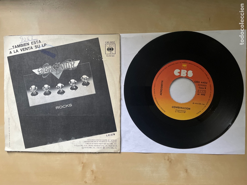 Discos de vinilo: Aerosmith - Last Child (El Último Niño) - Single 7” SPAIN 1976 - Foto 3 - 288607443