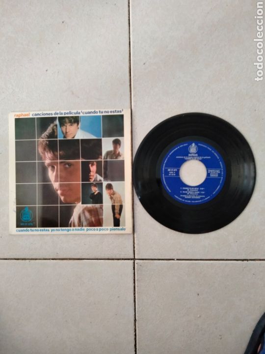 Discos de vinilo: RAPHAEL - Cuando t&uacute; no est&aacute;s - SINGLE - SPAIN - PR - Foto 1