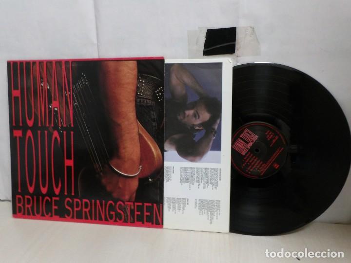 BRUCE SPRINGSTEEN--HUMAN TOUCH--SPAIN--1992--CBS SONY-- (Música - Discos - LP Vinilo - Pop - Rock - Internacional de los 70)