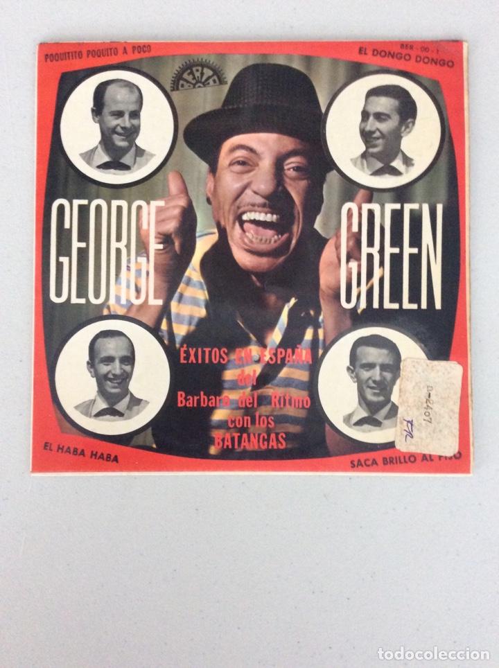 Discos de vinilo: George Green. &Eacute;xitos en Espa&ntilde;a del b&aacute;rbaro del ritmo con los Batangas. - Foto 1