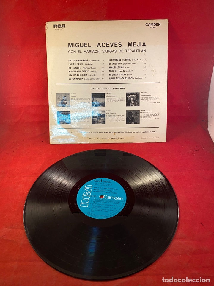 Discos de vinilo: MIGUEL ACEVES MEJ&Iacute;A - Foto 2