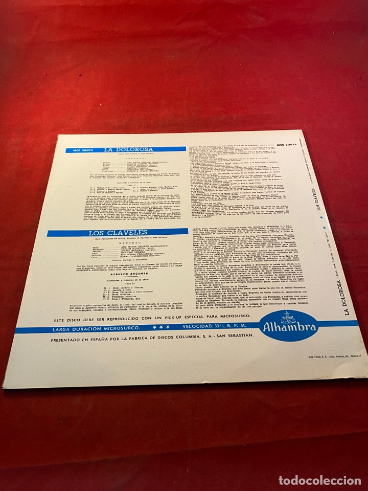 Discos de vinilo: LA DOLOROSA - Foto 2