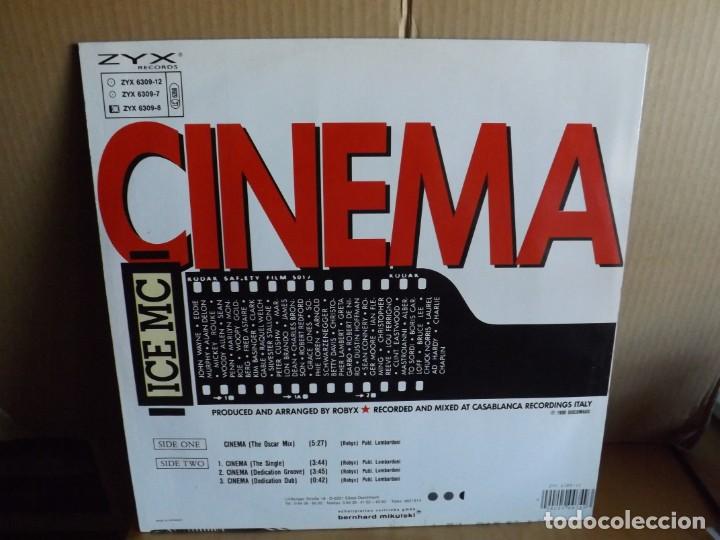 Discos de vinilo: ICE MC ---- CINEMA - MAXI SINGLE - Foto 2