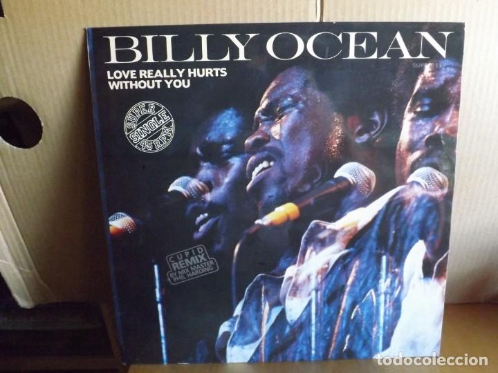 Discos de vinilo: BILLY OCEAN --- LOVE REALLY HURTS WITHOUT YOU - MAXI SINGLE - Foto 1