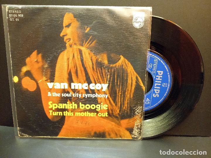 Discos de vinilo: VAN MCCOY SPANIS BOOGIE SINGLE SPAIN 1976 PDELUXE - Foto 1