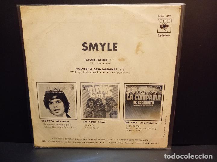 Discos de vinilo: SMYLE GLORY GLORY SINGLE SPAIN 1971 PDELUXE - Foto 2