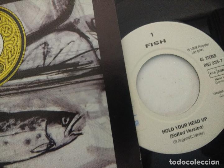 Discos de vinilo: FISH/HOLD YOUR HEAD UP/SINGLE. - Foto 2