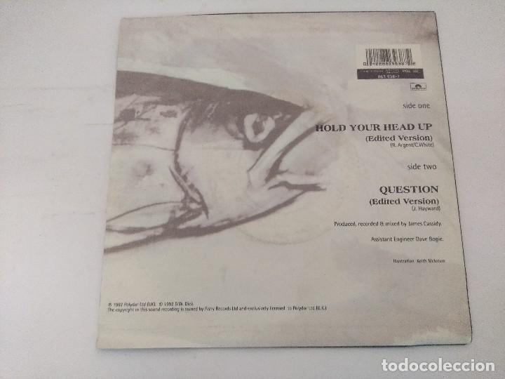 Discos de vinilo: FISH/HOLD YOUR HEAD UP/SINGLE. - Foto 3