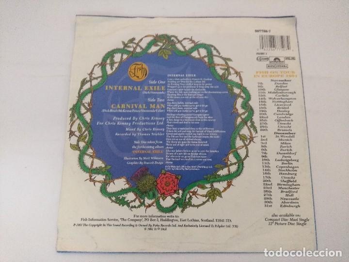 Discos de vinilo: FISH/INTERNAL EXILE/SINGLE. - Foto 3