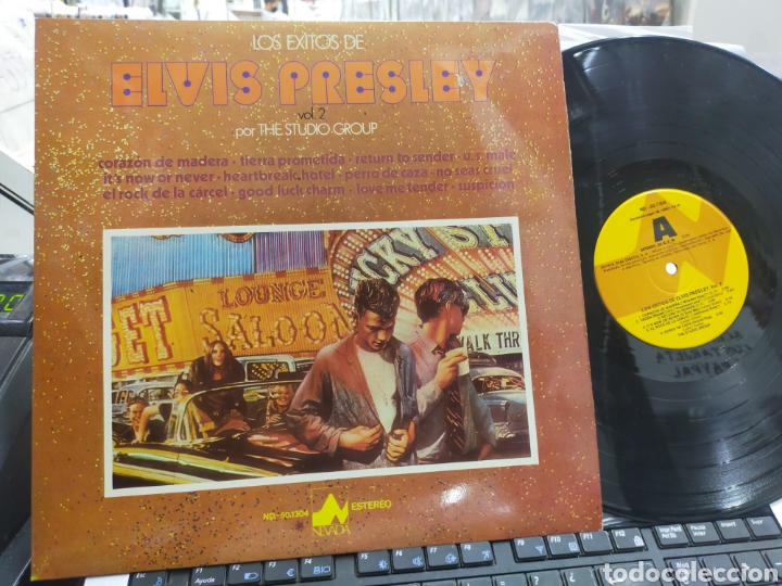 Discos de vinilo: Los &eacute;xitos de Elvis Presley vol.2 the studio group Espa&ntilde;a 1978 - Foto 1