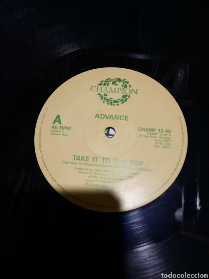 Discos de vinilo: Advance - take it to the top - Foto 2