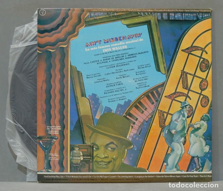 Discos de vinilo: 2 LP. FATS WALLER. AIN&acute;T MISBEHAVIN - Foto 2
