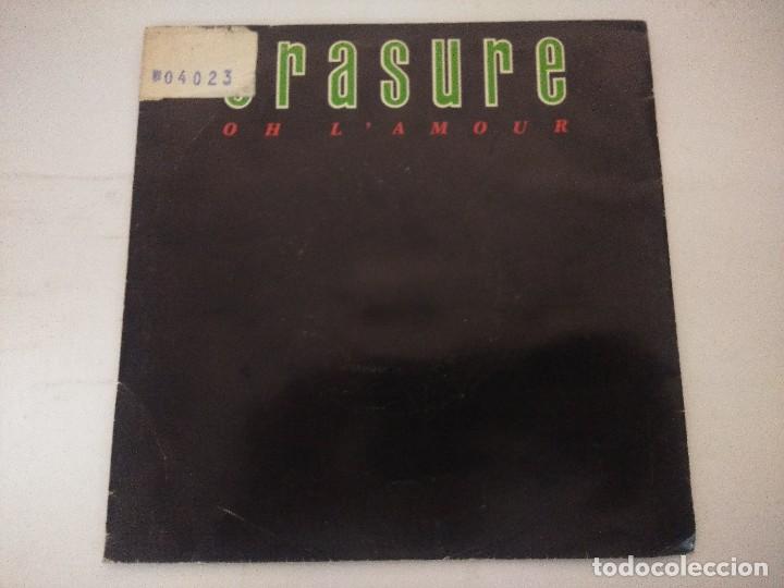 Discos de vinilo: ERASURE/OH LAMOUR/SINGLE PROMOCIONAL. - Foto 1
