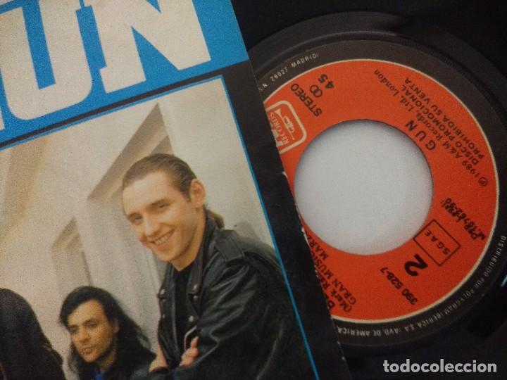 Discos de vinilo: GUN/BETTER DAYS LIVE/SINGLE. - Foto 2