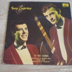 Discos de vinilo: SINGLE. TONY AND CHARLEY. TU NO SABES + 3. 1962.. Lote 288867058