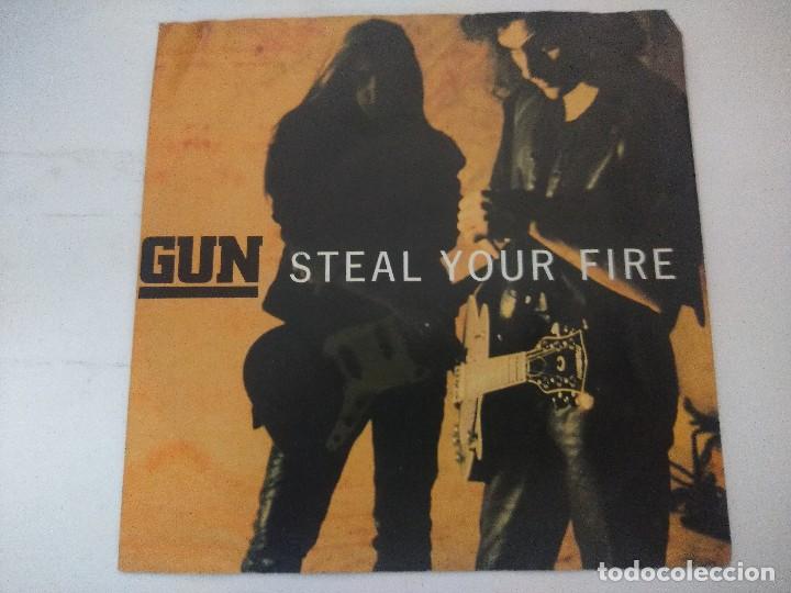 Discos de vinilo: GUN/STEAL YOUR FIRE/SINGLE. - Foto 1