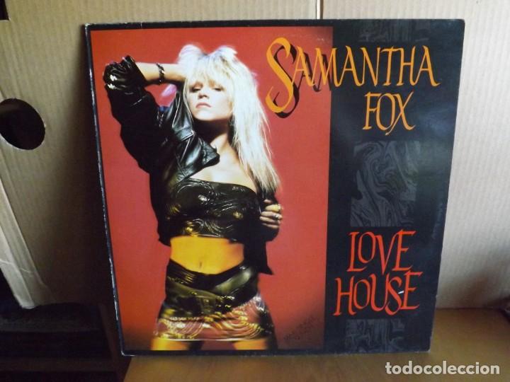 Discos de vinilo: SAMANTHA FOX --- LOVE HOUSE - MAXI SINGLE - Foto 1