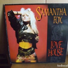 Discos de vinilo: SAMANTHA FOX --- LOVE HOUSE - MAXI SINGLE. Lote 288867503