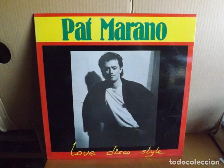 Discos de vinilo: PAT MARANO --- LOVE DISCO STYLE - MAXI SINGLE - Foto 1