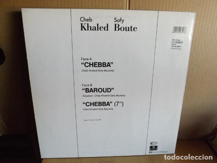 Discos de vinilo: CHEB KHALED - SAFY BOUTELLA -- CHEBBA - MAXI SINGLE - Foto 2