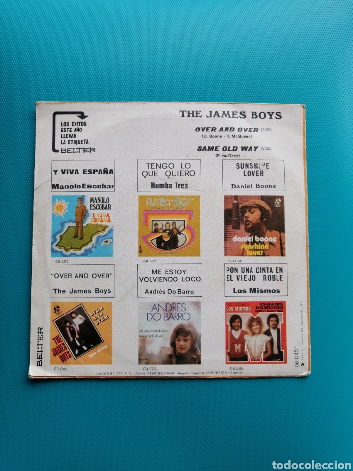 Discos de vinilo: The James Boys - over and over-same old way - Foto 2