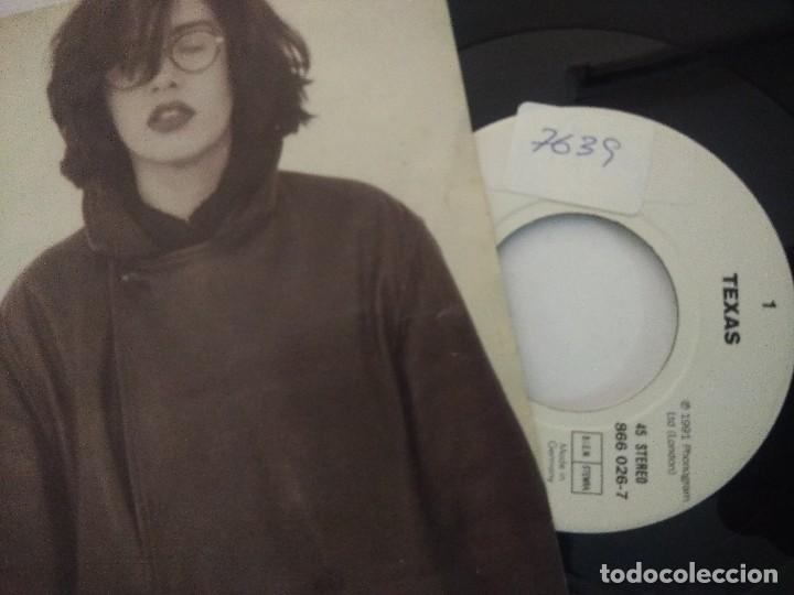 Discos de vinilo: TEXAS/IN MY HEART/SINGLE. - Foto 2