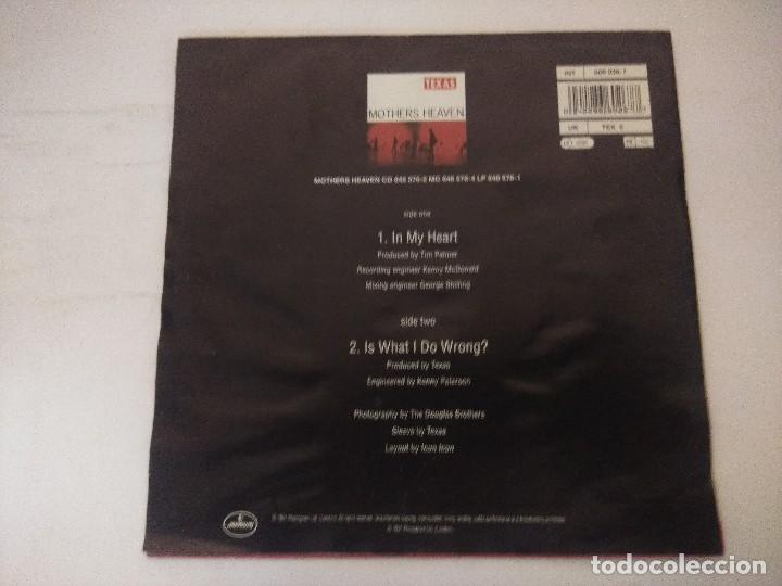 Discos de vinilo: TEXAS/IN MY HEART/SINGLE. - Foto 3