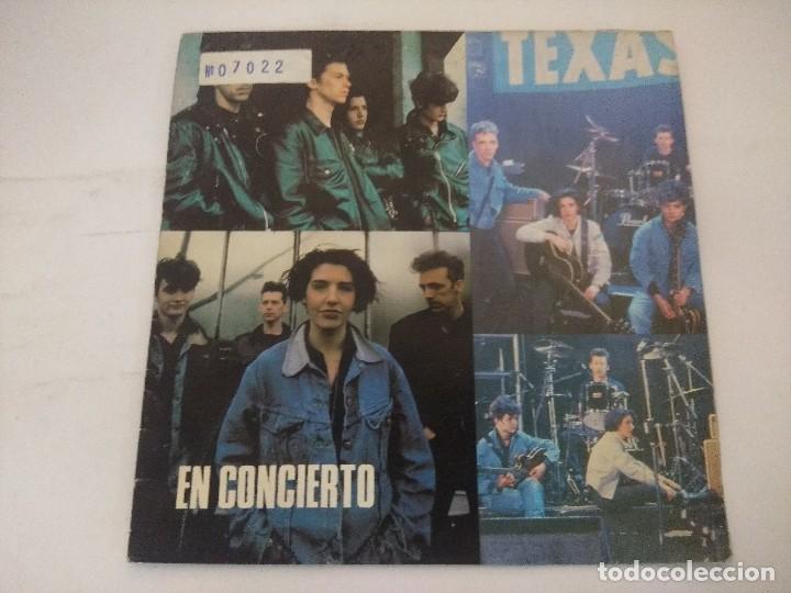 Discos de vinilo: TEXAS/EN CONCIERTO/SINGLE PROMOCIONAL. - Foto 1