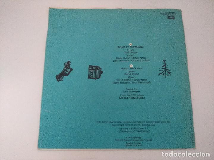 Discos de vinilo: TALKING HEAD/ROAD TO NOWHERE/SINGLE PROMOCIONAL. - Foto 3