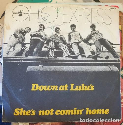 Discos de vinilo: OHIO EXPRESS DOWN AT LULUS. SHE&acute;S NOT COMIN HOME. - - Foto 1