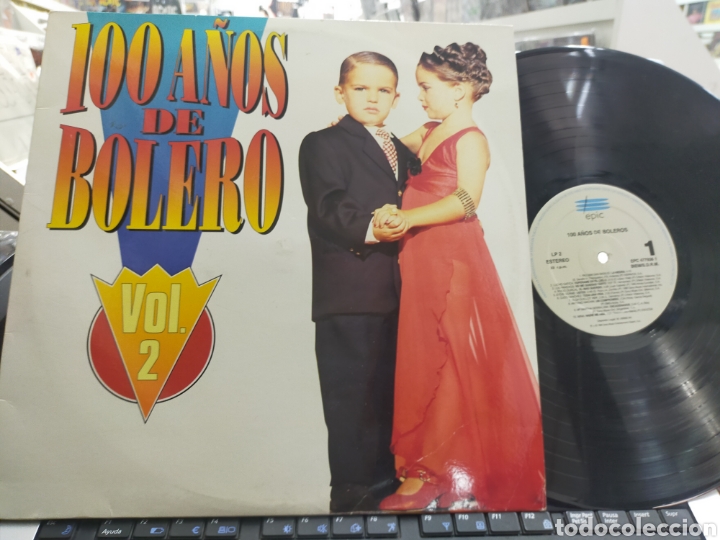 Disques de vinyle: 100 a&ntilde;os de bolero vol.2 doble LP 1994 Espa&ntilde;a ver contenido en fotos