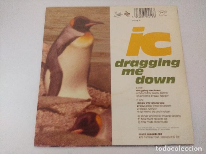 Discos de vinilo: INSPIRAL CARPETS/DRAGGING ME DOWN/SINGLE PROMOCIONAL. - Foto 3