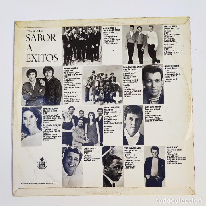 Discos de vinilo: LP Sabor a &Eacute;xitos A&M RECORDS HISPAVOX 1968 - Foto 2