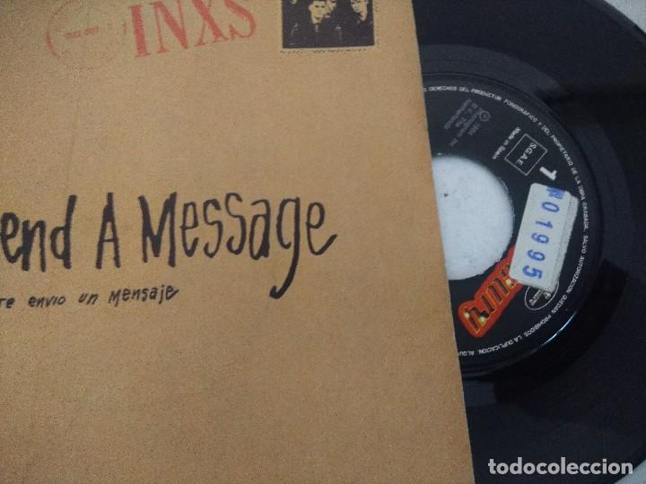 Discos de vinilo: INXS/I SEND A MESSAGE/SINGLE. - Foto 2