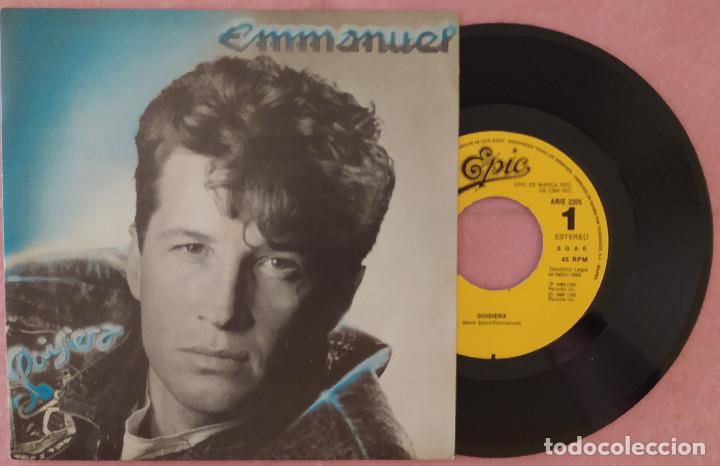Disques de vinyle: 7&rdquo; EMMANUEL - Quisiera - Epic ARIE 2205 - SPAIN press - PROMO 1Sided (EX+/EX+)