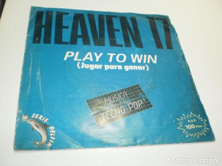 Dischi in vinile: single heaven 17. play to win. penthouse and pavement. virgin 1981 spain (probado, buen estado)