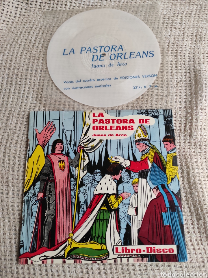 Discos de vinilo: LIBRO-DISCO, LA PASTORA DE ORLEANS, - contiene vinilo - Foto 1